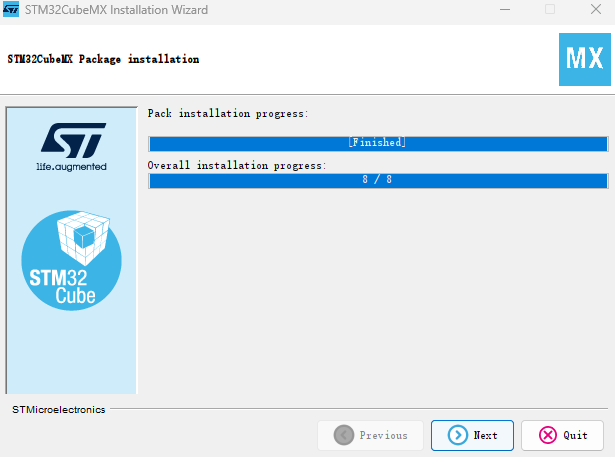 STM32CubeMX 安装完成