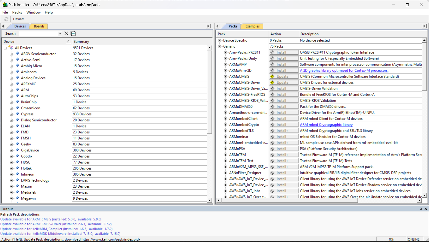 关闭 Pack Installer